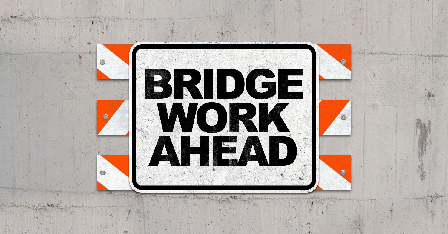 Bridge-Work-Ahead