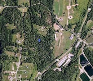 Smallpox Cemetery Aerial View Map (JPEG)